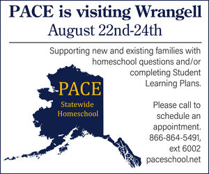 PACE Statewide Homeschool will be visiting Wrangell August 22 through August 24